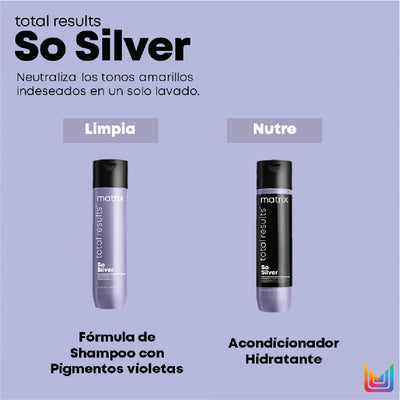 Shampoo So Silver 300ml Matrix Total Results