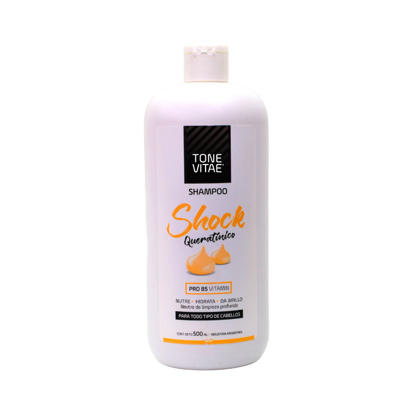 Shampoo Shock Queratinico B5 Tone Vitae x 500 ml