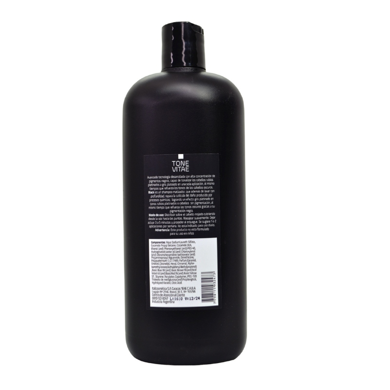 Shampoo Black Matizador Tone Vitae x 650 ml