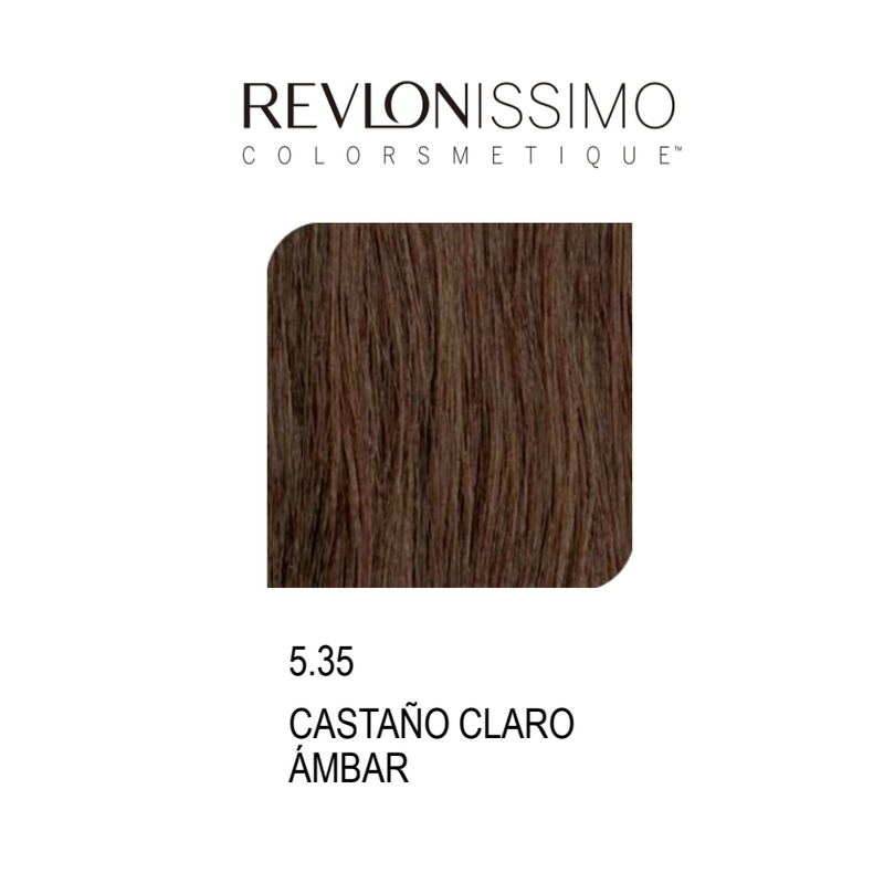 REVLON COLORSMETIQUE CREMA GEL 5.35 CASTAÑO CLARO AMBAR 60ML.