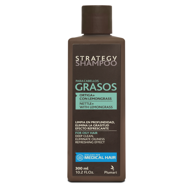 STRATEGY Shampoo  Cabellos Grasos x 300 ml