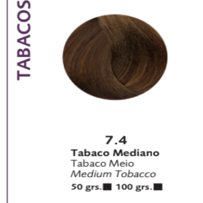 Tintura Crema Gel  1+2 7.4 Tabaco Mediano Bonmetique x 50 gr.