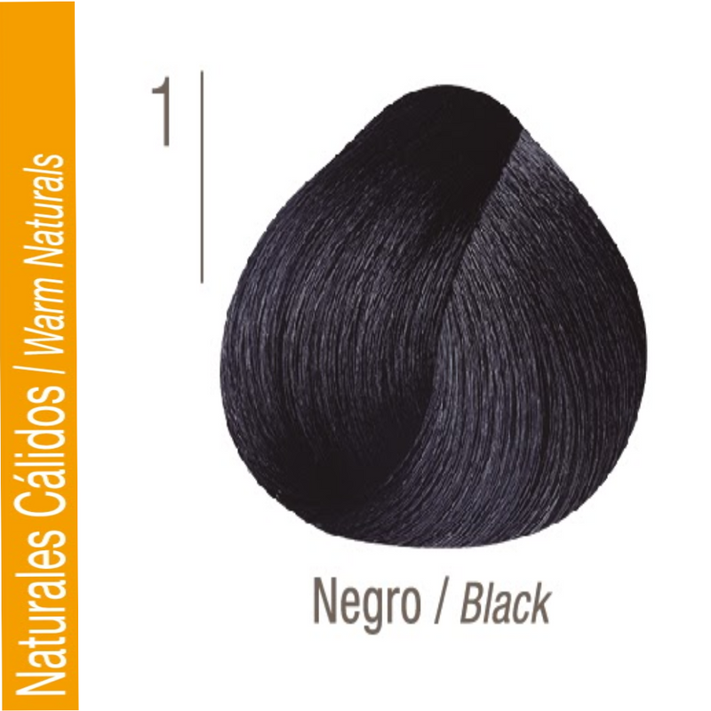 Coloracion Issue Profesional Nº 1 Naturales Cálidos Negro 70 gr