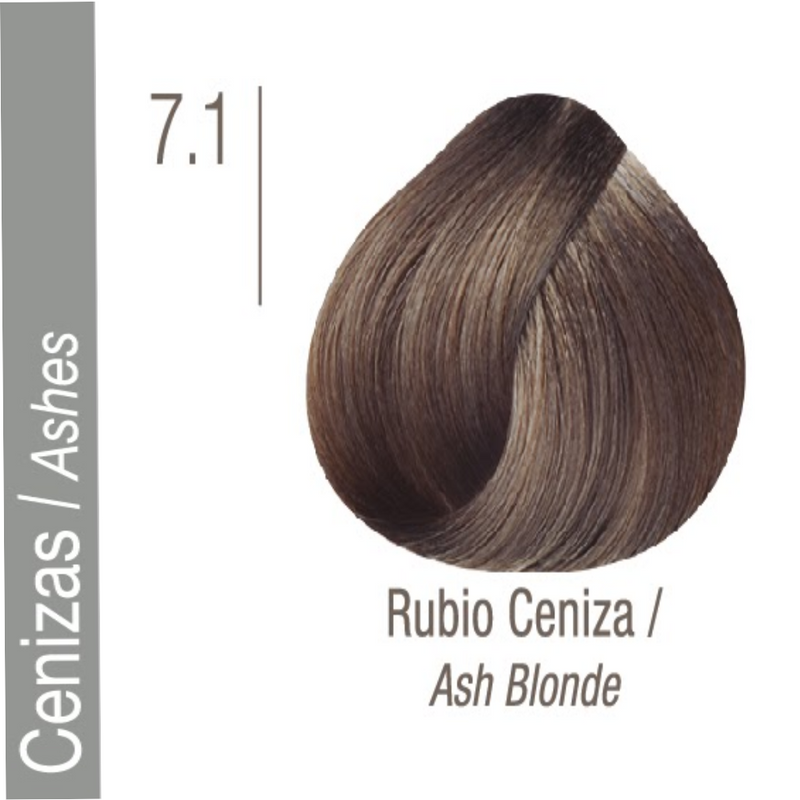 Coloracion Issue Profesional Nº 7.1 Cenizas Rubio Ceniza 70 gr