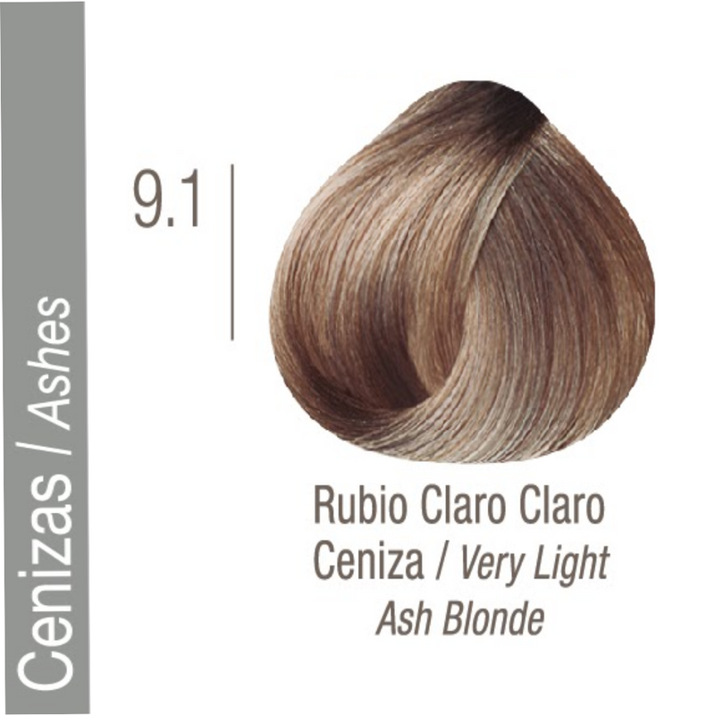 Coloracion Issue Profesional Nº 9.1 Cenizas Rubio Claro 70 gr