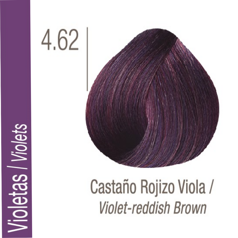 Coloracion Issue Profesional Nº 4.62 Violetas Castaño Rojizo Violeta  70 gr