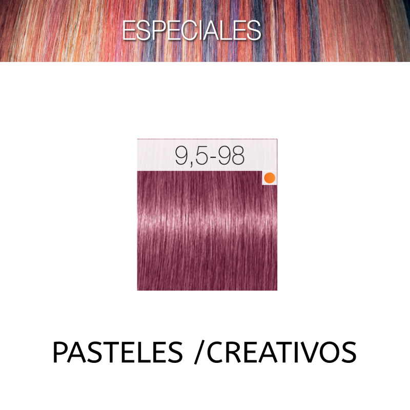 Coloracion Igora Vibrance Gel 9,5-98 Especiales Creativos Pastel Rubio Pastel Rojo Violeta 60 ml