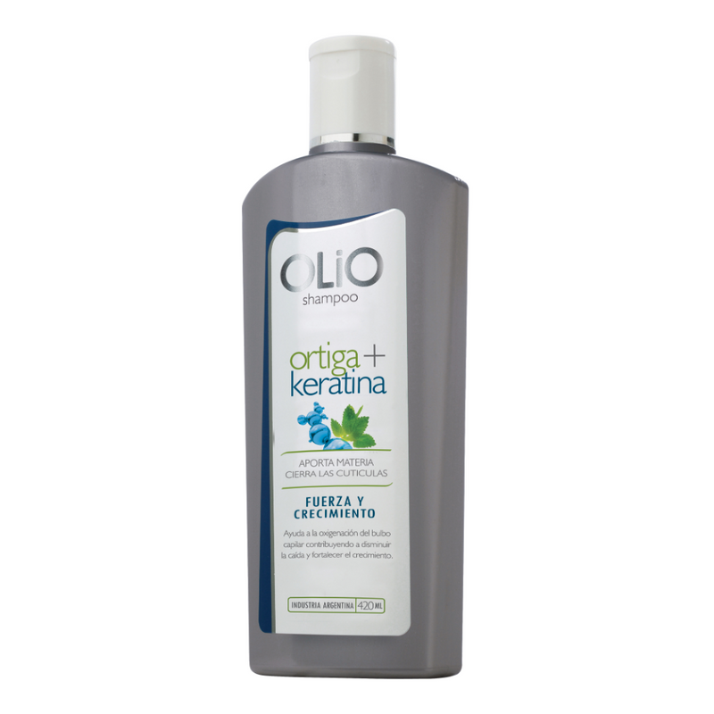 Shampoo Ortiga y Keratina Olio 420ml