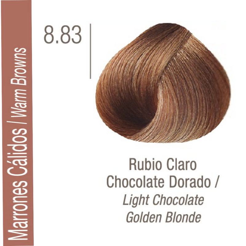 Coloracion Issue Profesional Nº 8.83 Marrones Rubio Claro Chocolate Dorado 70 gr