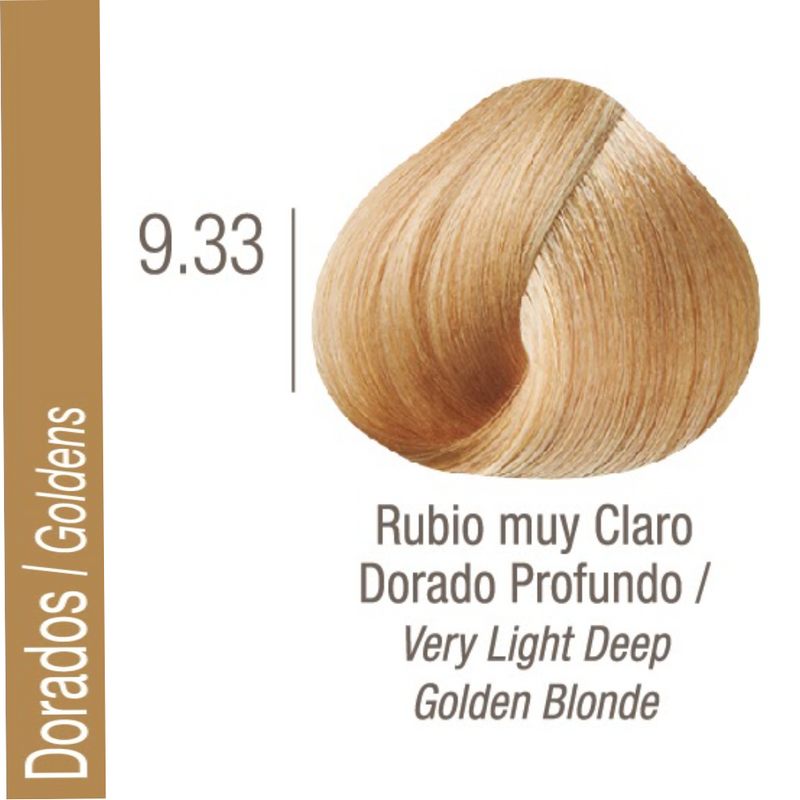 Coloracion Issue Profesional Nº 9.33 Dorados Rubio Muy Claro Dorado Profundo 70 gr