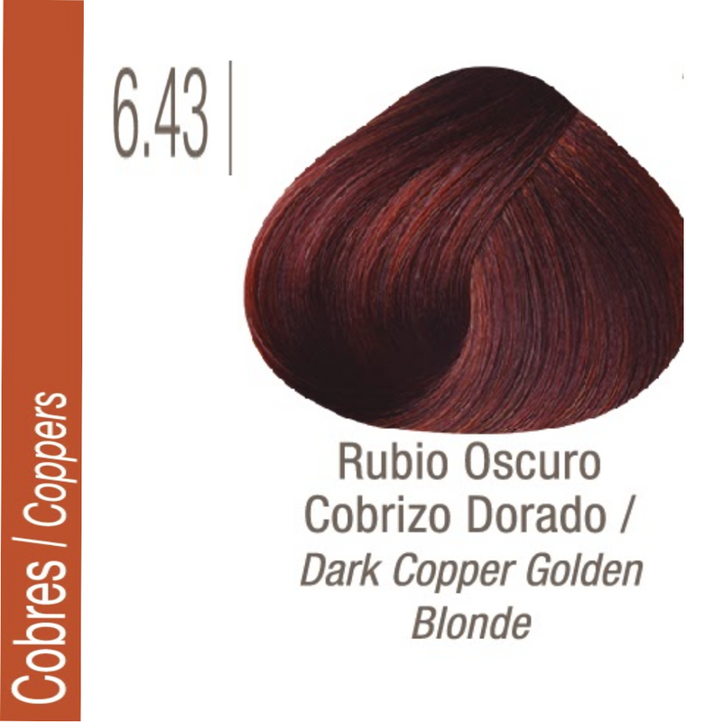 Coloracion Issue Profesional Nº 6.43 Cobres Rubio Oscuro Cobrizo Dorado 70 gr