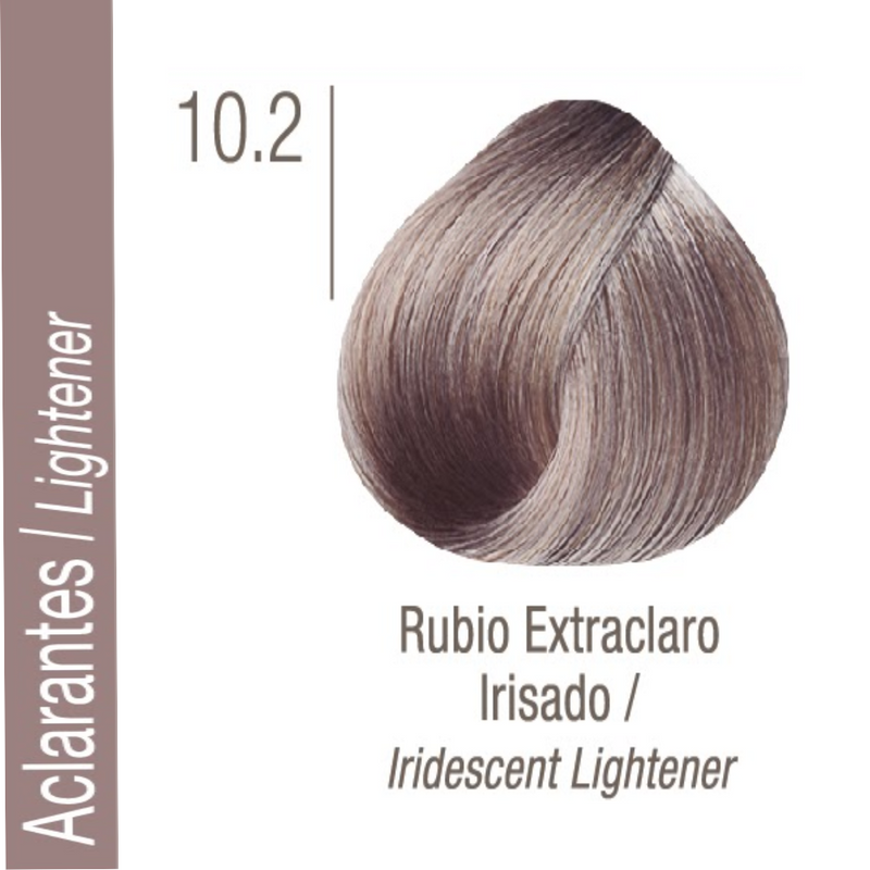 Coloracion Issue Profesional Nº 10.2 Aclarantes Rubio Extra Claro Irisado  70 gr