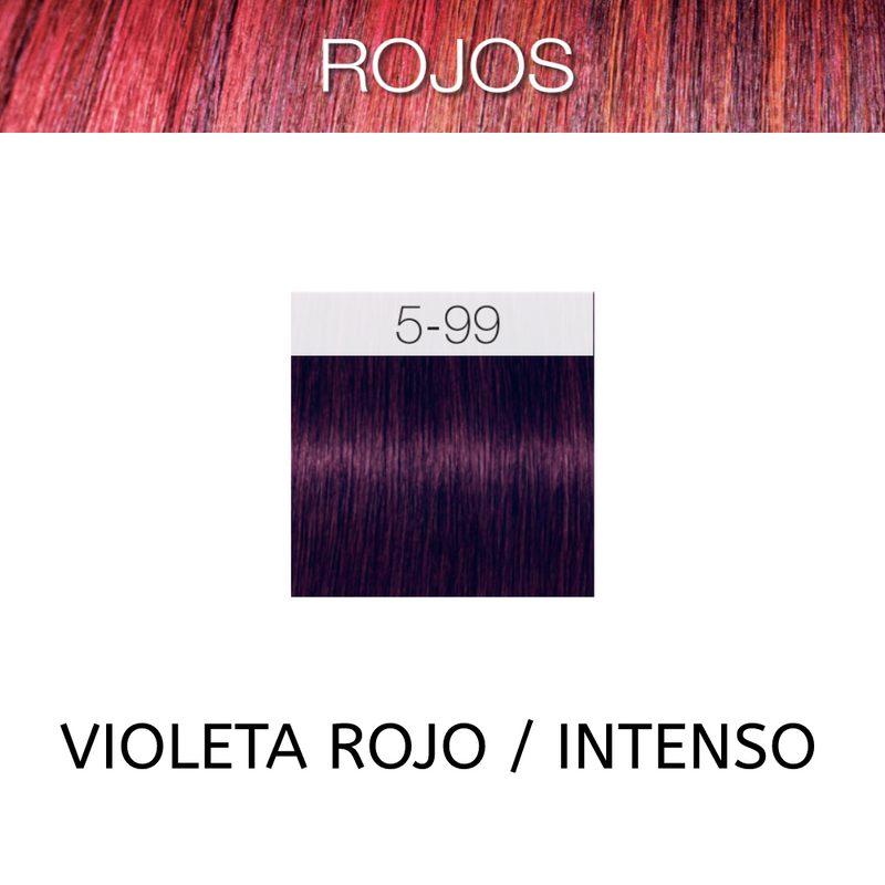 Coloracion Igora Royal 5-99 Rojos Castaño Claro Violeta Intenso 60 ml