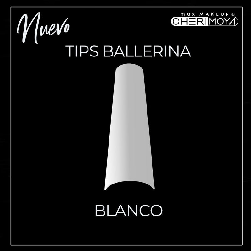 Tips Ballerina Blanco Cherimoya 100 Unidades