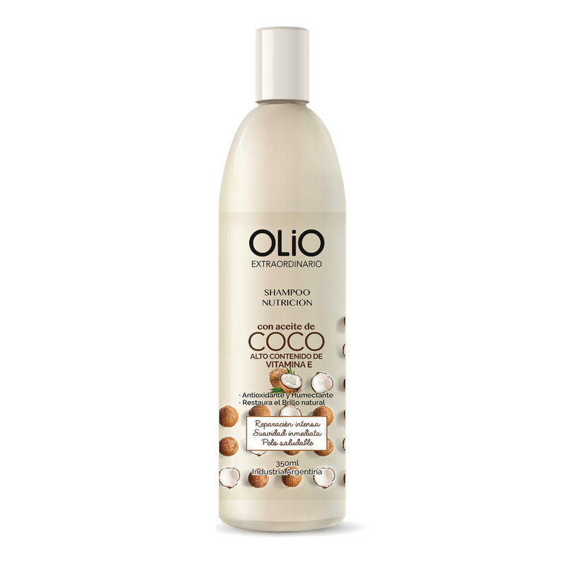 Shampoo Con Extracto de Coco Olio 350ml