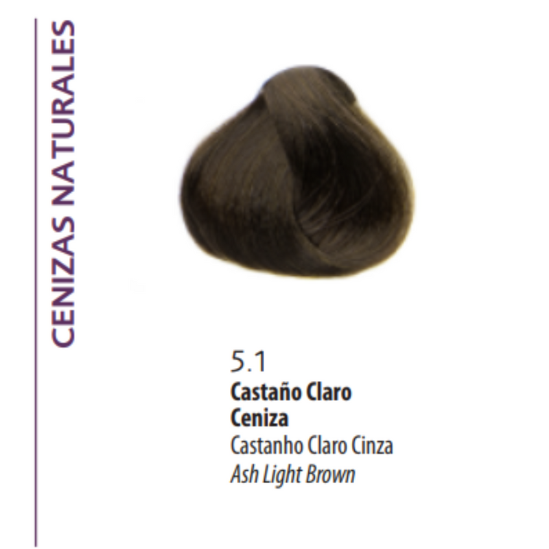 BONMETIQUE PROFESSIONNEL  Jalea colorantel x 50 ml. 5.1 Cast. Claro Ceniza