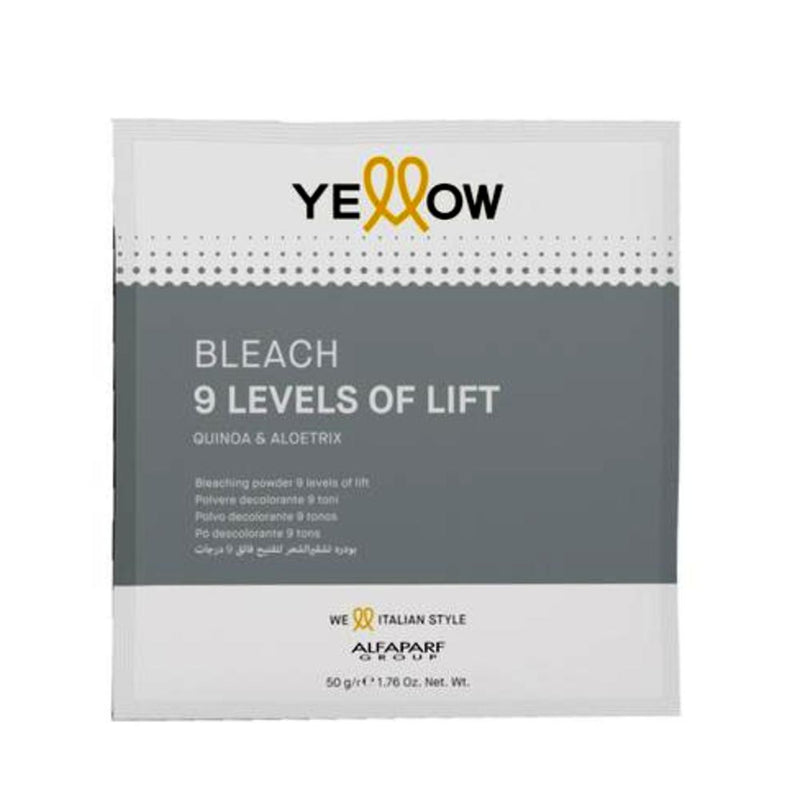 Polvo Decolorante Bleach 9 Tonos Yellow x 50 g