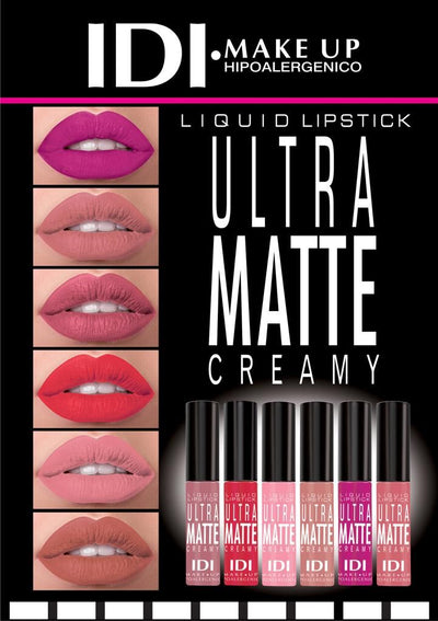 Labial Liquido Ultra Matte Creamy Idi HD -4037/09
