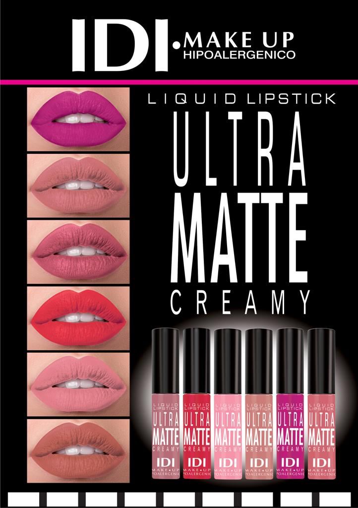 Labial Liquido Ultra Matte Creamy Idi HD  -4037/08