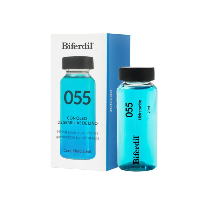 Ampolla 055 Con Oleo de Semillas de Lino Biferdil x 20ml