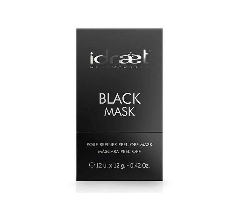 Mascara Black Peel Off Por Unidad Idraet 12g