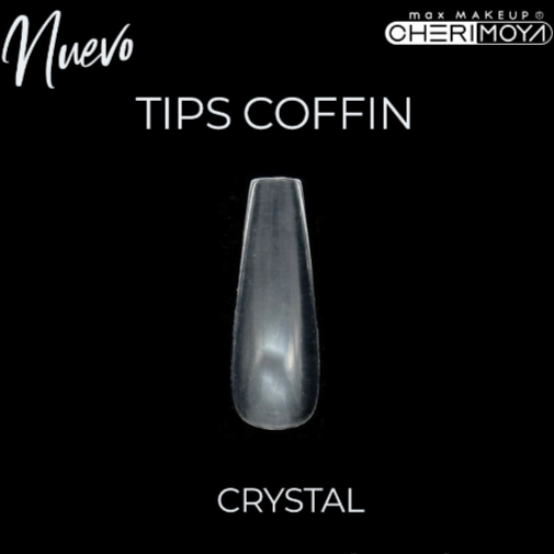 Tips Coffin Crystal Cherimoya 100 Unidades