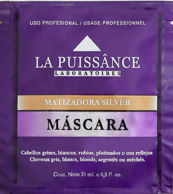 Mascara Sachet Matizadora Silver La Puissance x 15ml